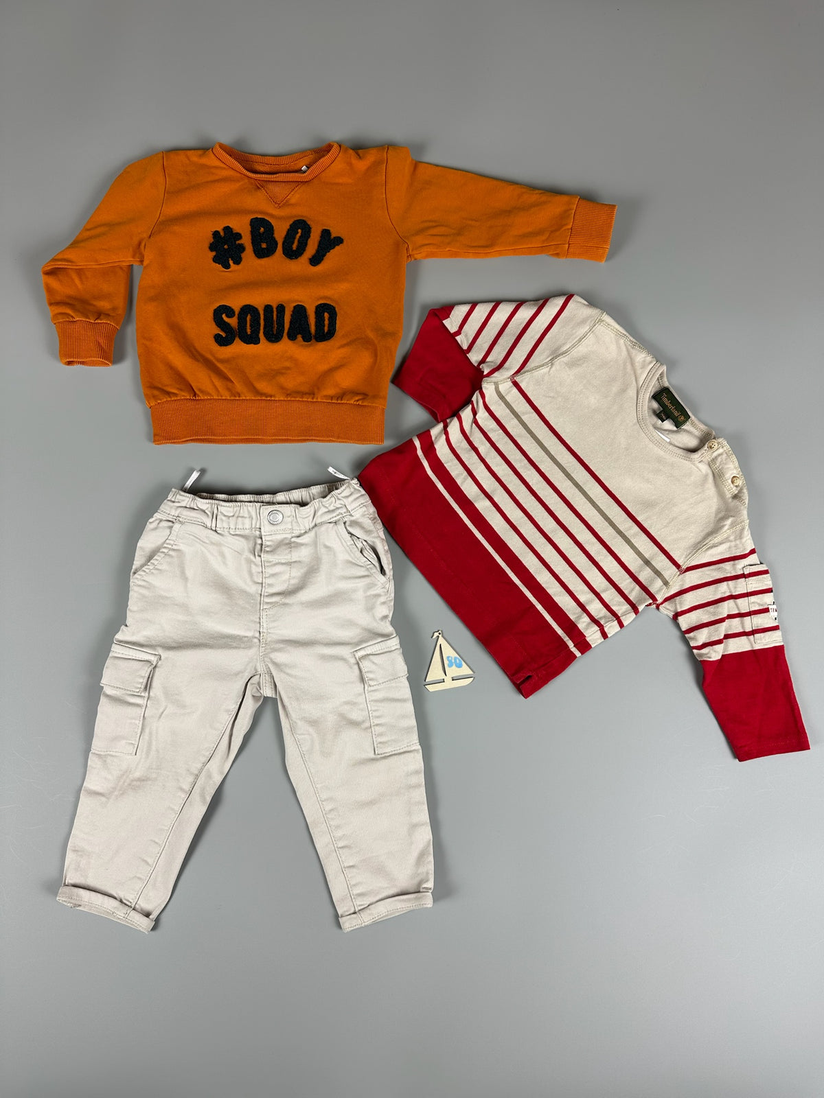 „Beige & Farbe“ Gr.80