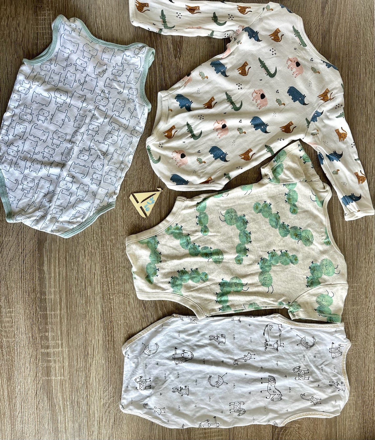 „Tiermotive“ Bodies Gr.74/80