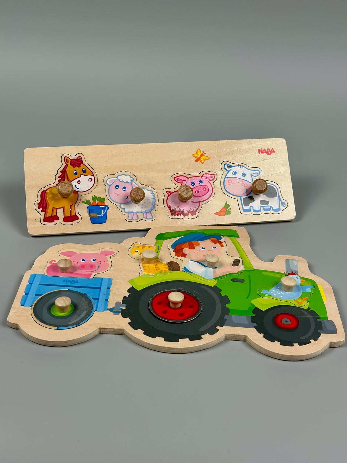 Holzpuzzle Set „Bauernhof“