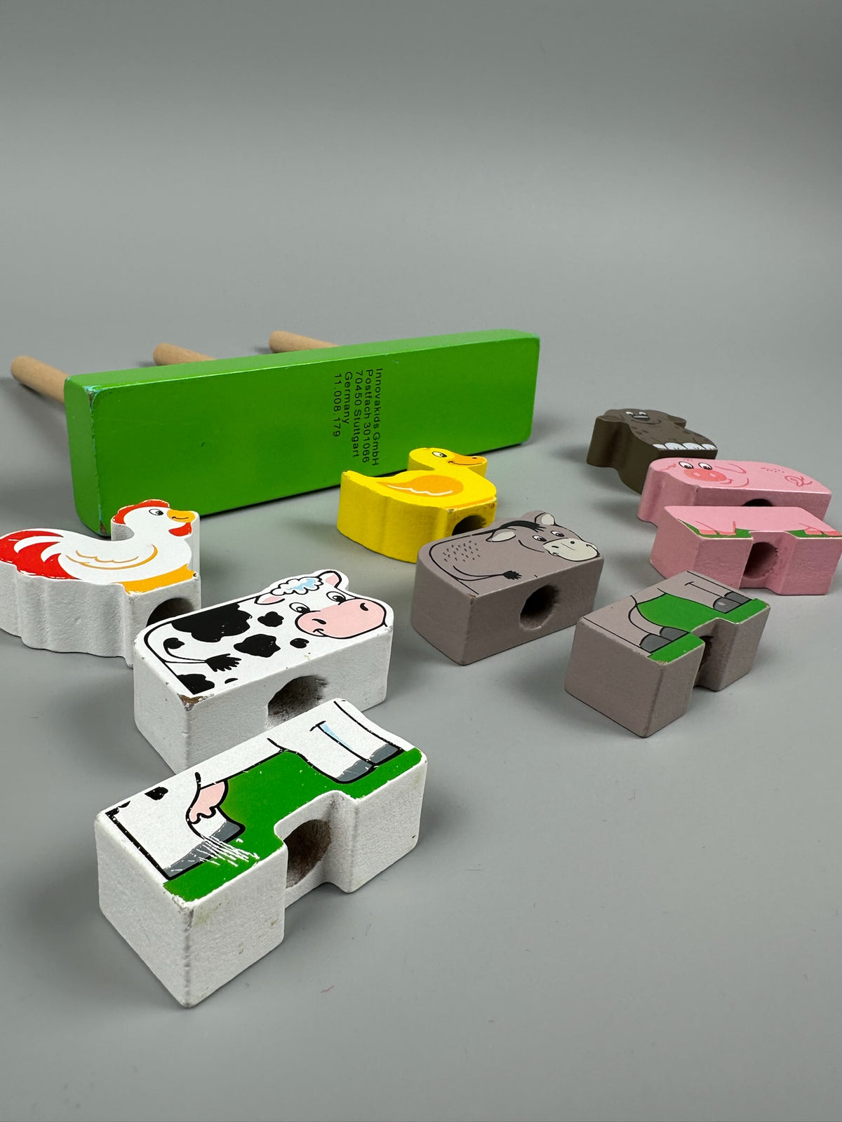 Innovakids Holztiere Steckspiel