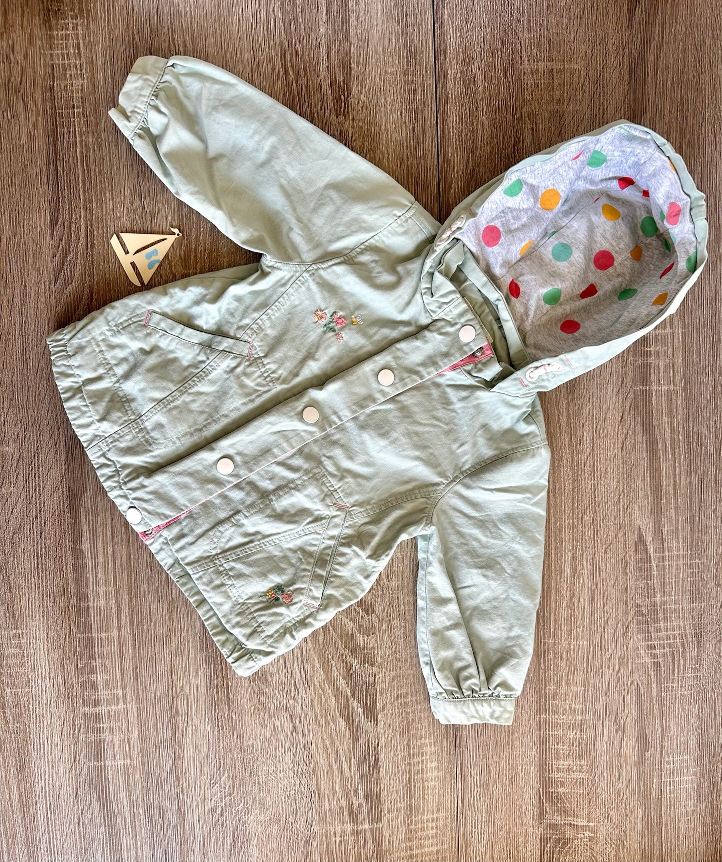 Next Jacke mintgrün mit Biene Gr.86