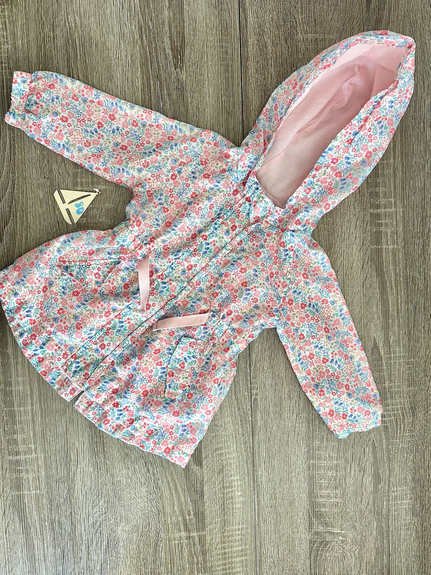 Early days leichte Jacke weiß/rosa mit Blumen Gr.80