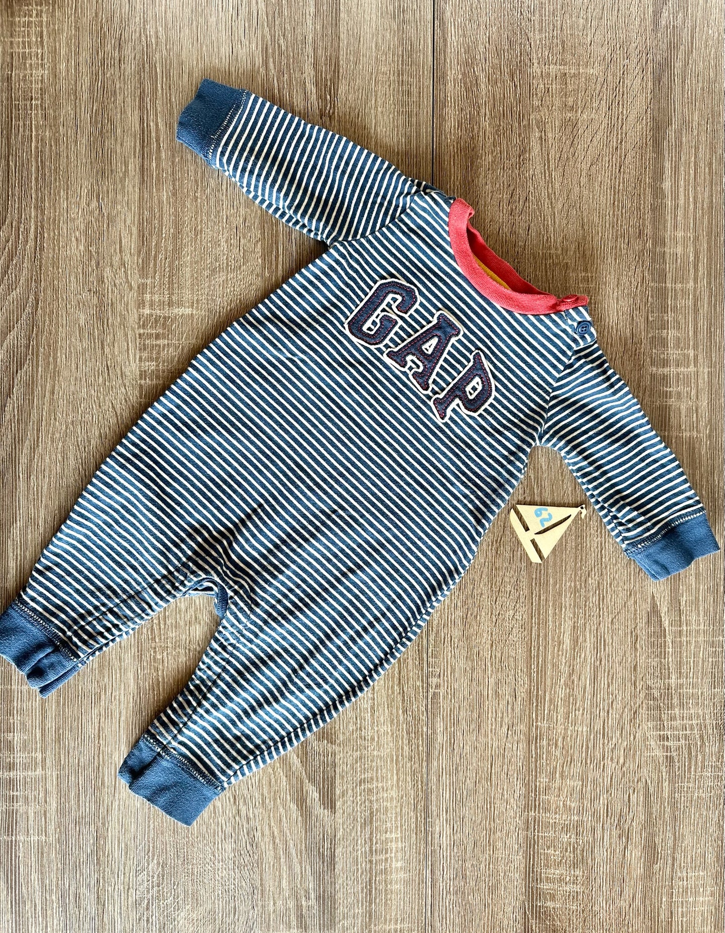 Gap Overall blau/weiß gestreift Gr.62