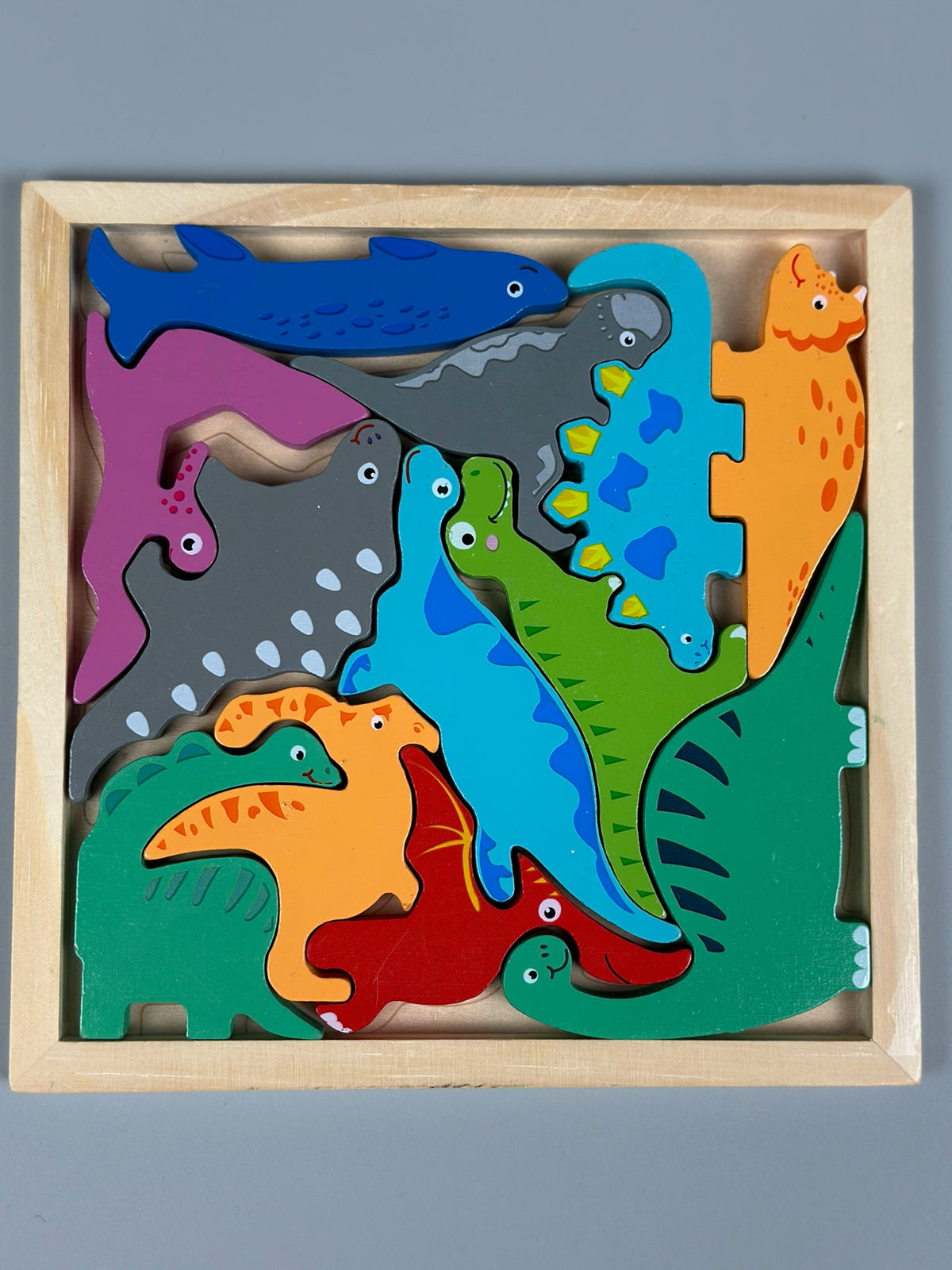 Dino Holzpuzzle