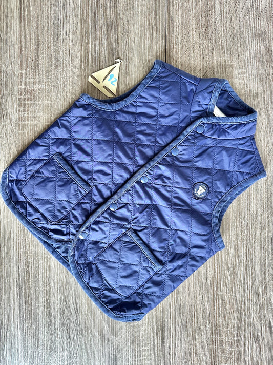 Chicco Weste Gilet dunkelblau mit Bär Gr.92