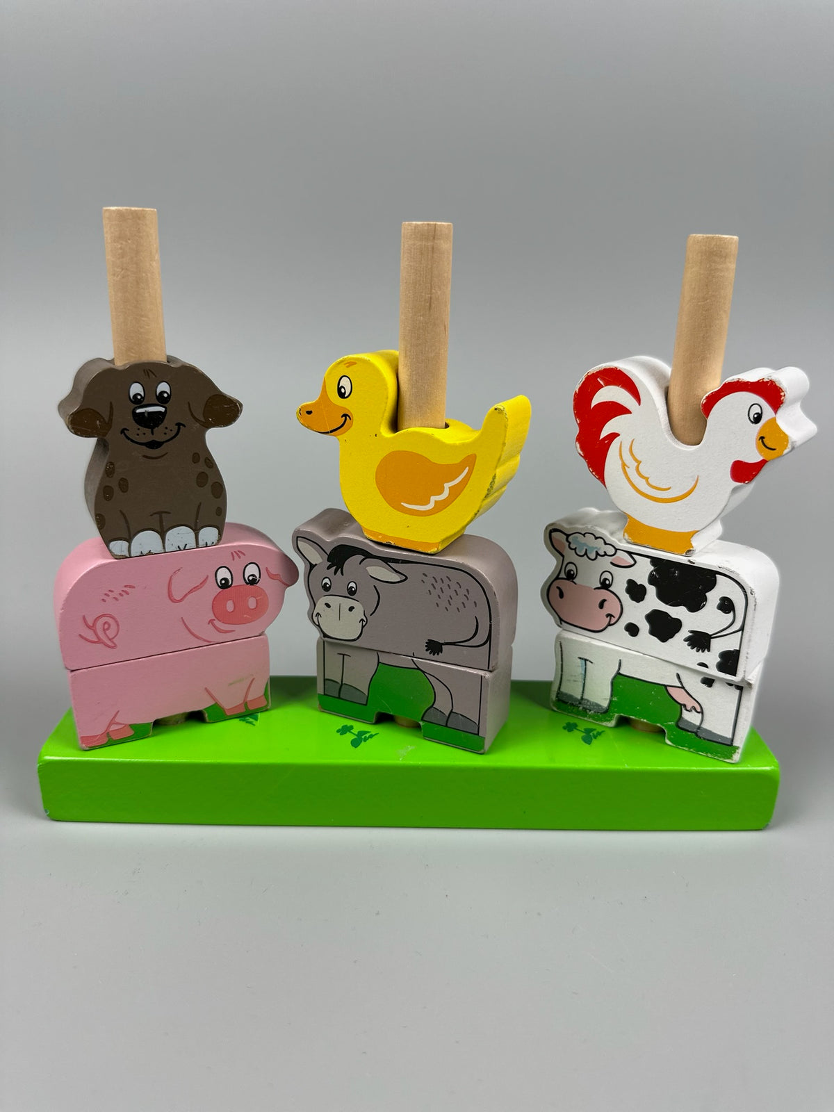 Innovakids Holztiere Steckspiel