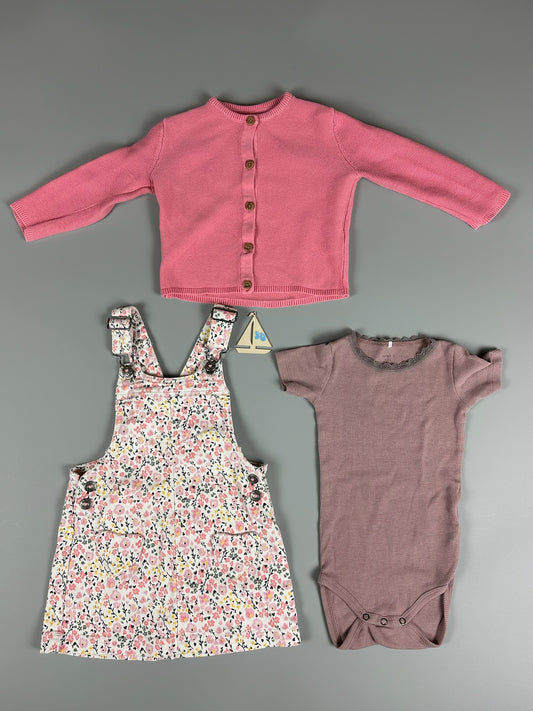 „Rosatöne & Blumen“ Gr.80