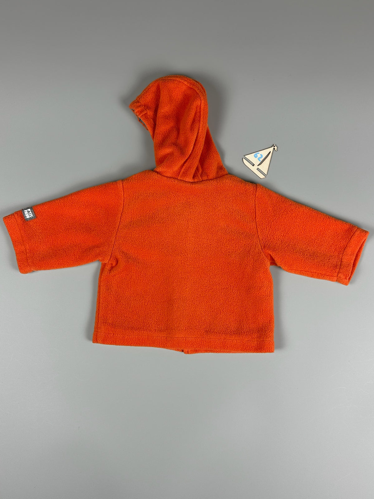 P‘tit Filou Fleecejacke orange mit Knöpfen Gr.62