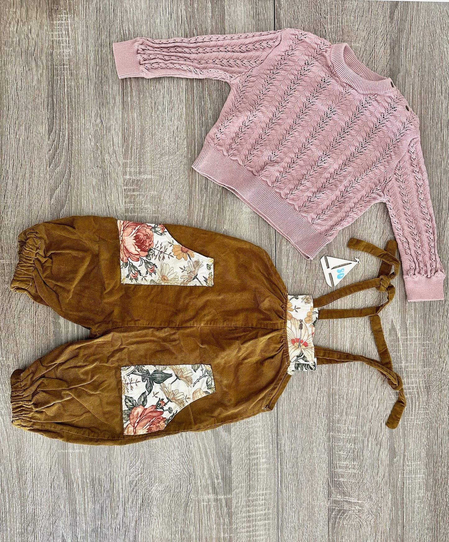 „Cord & Blumen“ Gr.80