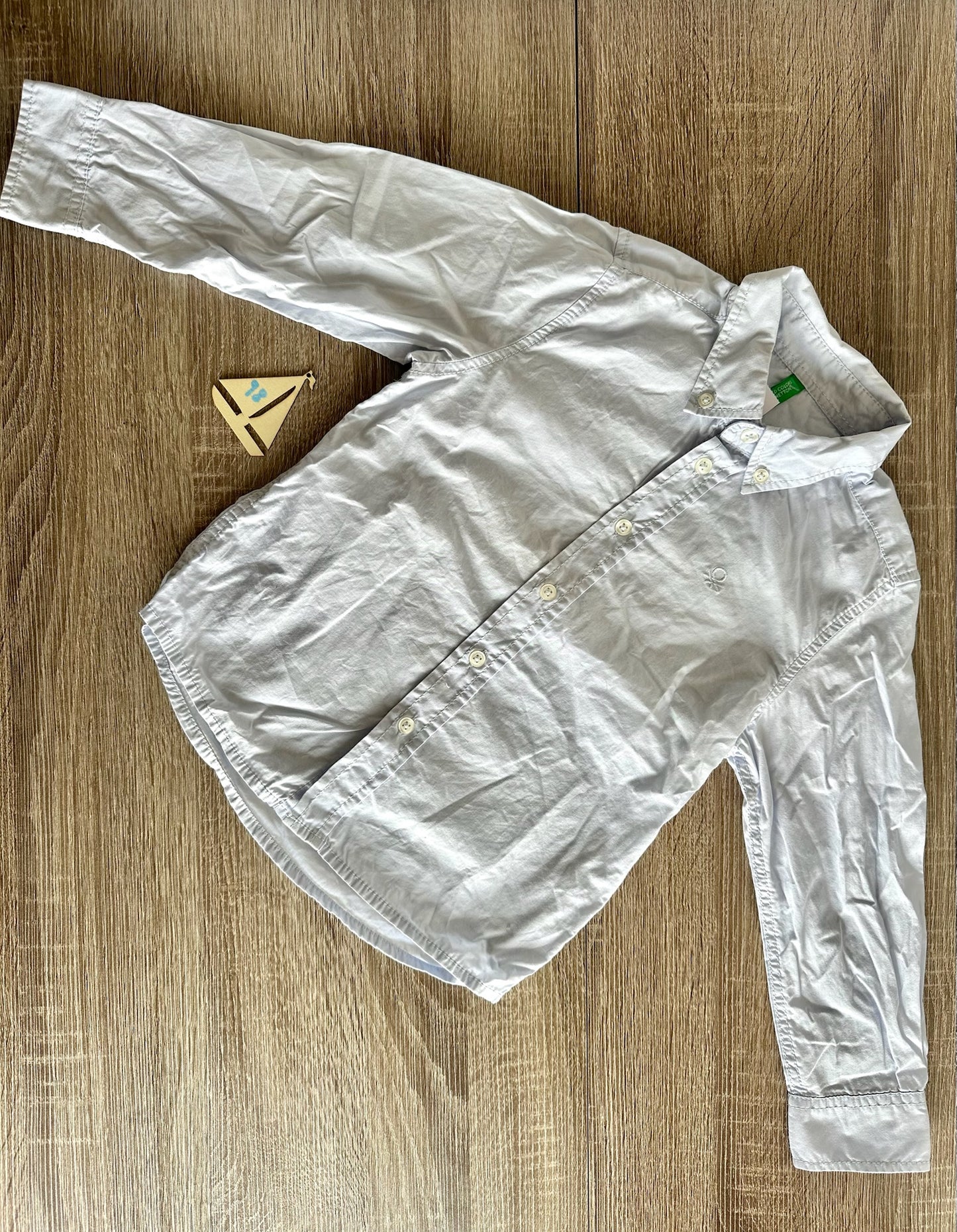 United colors of Benetton Langarmhemd hellblau Gr.98