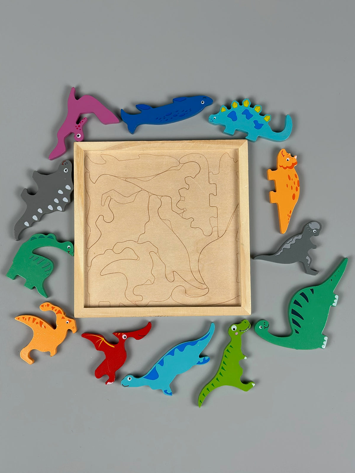 Dino Holzpuzzle