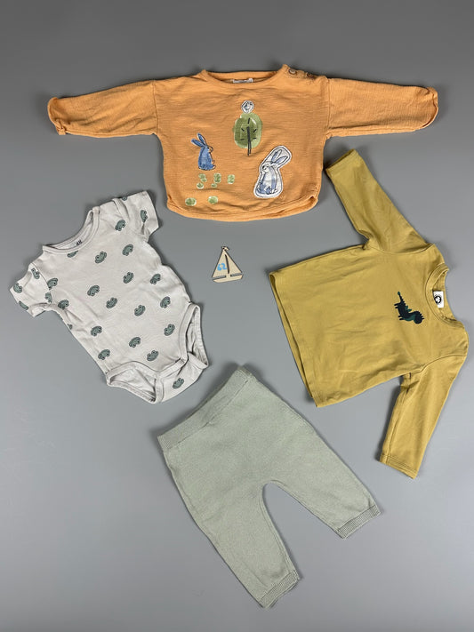 „Pastelltöne & Tiere“ Gr.62