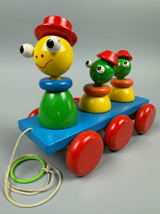 Retro Vintage Ziehtier 3 Männchen