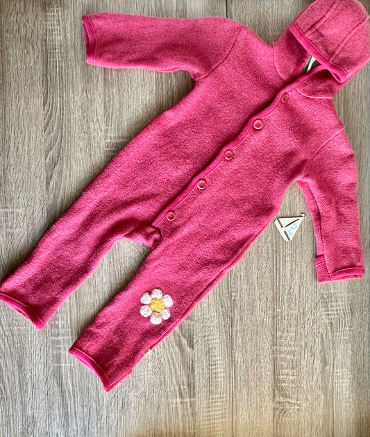 Disana Wollwalkanzug mangenta pink Gr.74/80