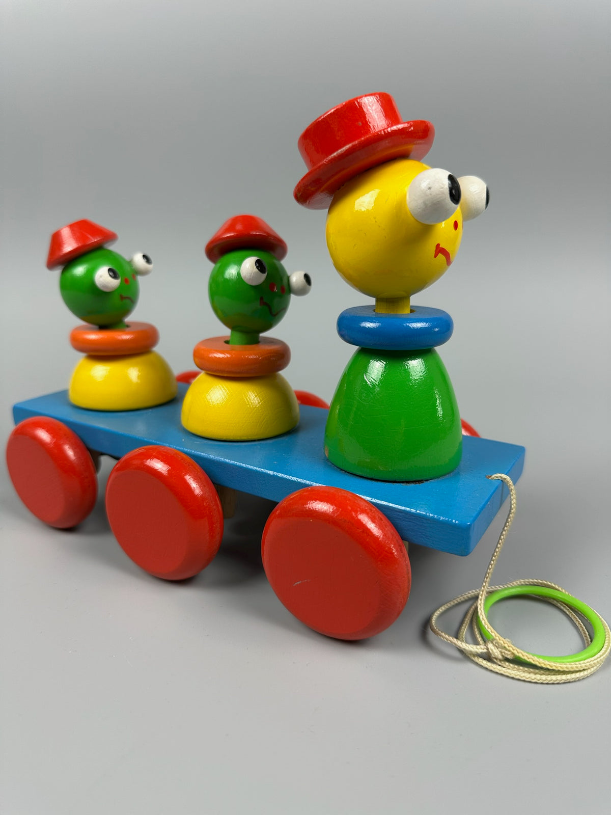 Retro Vintage Ziehtier 3 Männchen