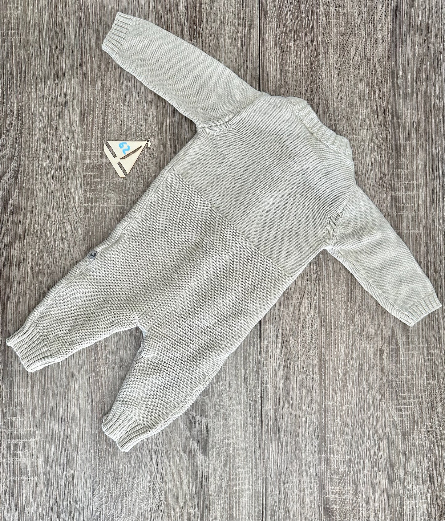Strickoverall Anzug beige Gr.62