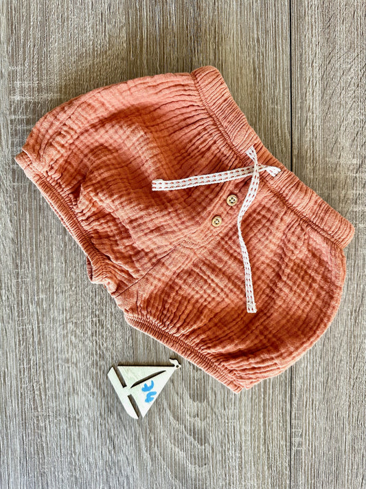 Hema organic Musselin Bloomer Stoffüberhose für Einwegwindeln Gr.74