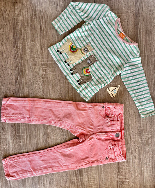 „Pink & Alpakas“ Gr.92